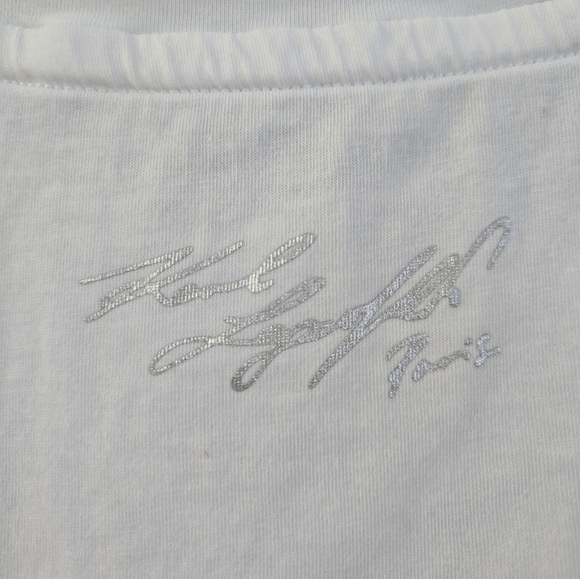 Karl Lagerfeld Love From Paris Graphic Tee - Picture 8 of 11